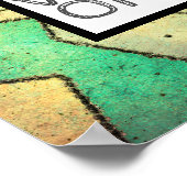 引用文ポスター良い雰囲気のみ抽象デザイン ポスター (角)