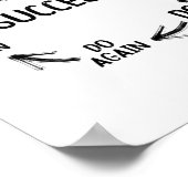 引用文マインドやる気を起こさせるメンターのコーチ先生 ポスター (角)