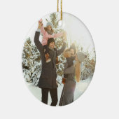 引用文モダン写真のパーソナライカスタムズ セラミックオーナメント (右)