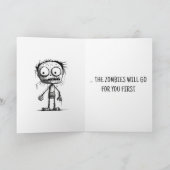 引用文ユーモアのある愛するヴァレンティおもしろいンズデー カード (内部)