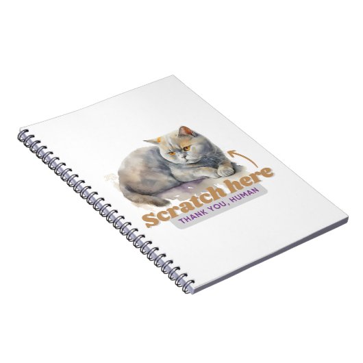 引用文ユーモアのある猫好き ノートブック (右側)