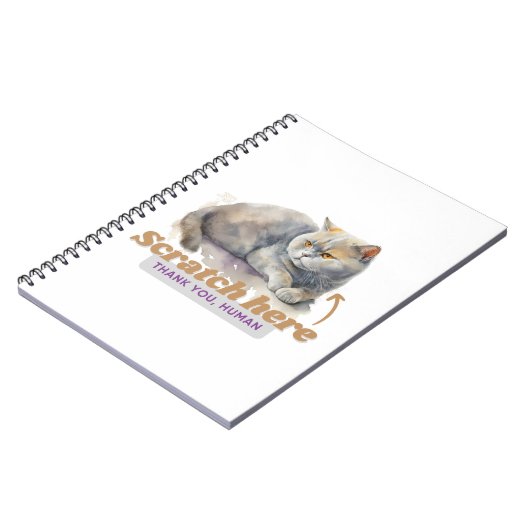 引用文ユーモアのある猫好き ノートブック (左側)