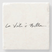 引用文ライタリアンビタベラストーンコースター ストーンコースター (正面)