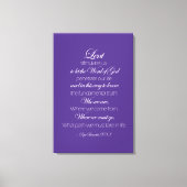 引用文ローマ教皇ベネディクト16世の意味 キャンバスプリント (正面)