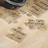 引用文ヴィンテージタイプライターパズル ジグソーパズル (側面)