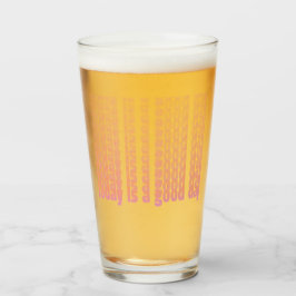 引用文今日は良い日の桃とピンク タンブラーグラス