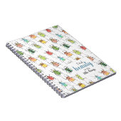 引用文付きカブトムシ模様 ノートブック (右側)