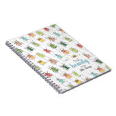 引用文付きカブトムシ模様 ノートブック (右側)