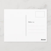 引用文付きカー感動的トホイール |はがき ポストカード (裏面)