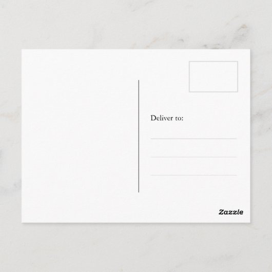 引用文付きカー感動的トホイール |はがき ポストカード (裏面)