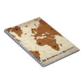 引用文付きトラベルやる気を起こさせるノート ノートブック (右側)