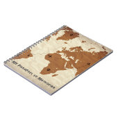 引用文付きトラベルやる気を起こさせるノート ノートブック (左側)