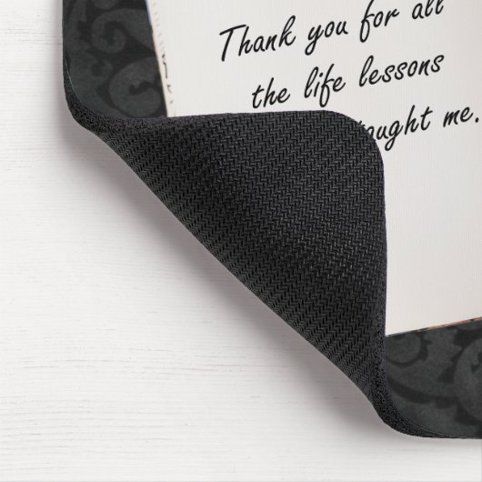 引用文付きブックを開感動的く マウスパッド (コーナー)