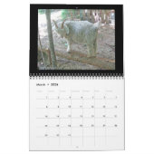 引用文付きヤギのカレン感動的ダー カレンダー (3月 2026)