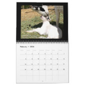 引用文付きヤギのカレン感動的ダー カレンダー (2月 2026)