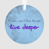 引用文付き世界地図 オーナメント (裏面)