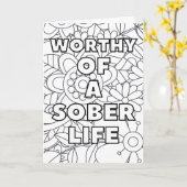 引用文付き地染めカード カード (黄色い花)