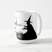 引用文付き魔女 コーヒーマグカップ (正面右)