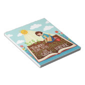 引用文先生植物の種子は永遠に成長 ノートパッド (アングル)