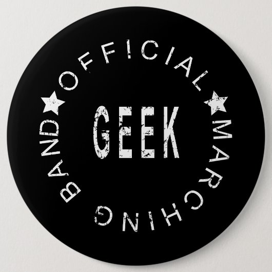 引用文公式マーチングバンドギーク 缶バッジ (正面)