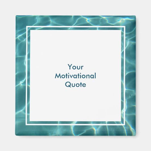 引用文写真のやる気を起こさせる作成 マグネット (正面)