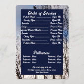 引用文写真松の木の森の背景記念P プログラム (裏面)