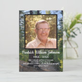 引用文写真松林背景葬儀 プログラム (スタンド正面)