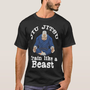 引用文列車のようにビースト柔術ジツ、BJJゴリラ Tシャツ