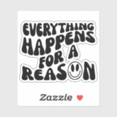 引用文前向きことわざ美学ステッカー シール (シート)