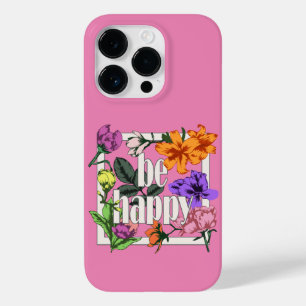 引用文前向きベハッピーアンドガーデンフラワー Case-Mate iPhone 14 PROケース