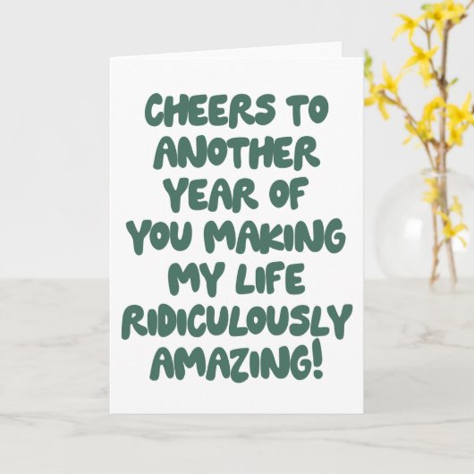 引用文妻おもしろい夫ラブロマンチックことわざ カード (黄色い花)