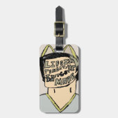 引用文寿命が短い ラゲッジタグ (正面縦)