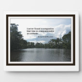 引用文川のシーンでの孤独について。 フォトプラーク (正面)