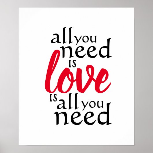 引用文必要なのは愛だけだ ポスター (正面)