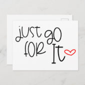 引用文意欲を起こがIt白黒 ポストカード (正面/裏面)