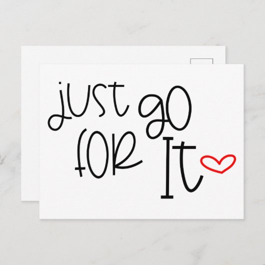 引用文意欲を起こがIt白黒 ポストカード (正面/裏面)