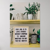 引用文愛と人間関係デザイン ポスター (正面)