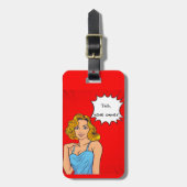 引用文愛好家が編集可能 ラゲッジタグ (正面縦)