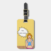 引用文愛好家が編集可能 ラゲッジタグ (正面縦)