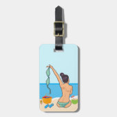 引用文愛好家が編集可能 ラゲッジタグ (正面縦)