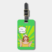 引用文愛好家が編集可能 ラゲッジタグ (正面縦)