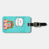 引用文愛好家が編集可能 ラゲッジタグ (正面横)