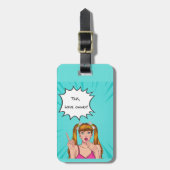 引用文愛好家が編集可能 ラゲッジタグ (正面縦)