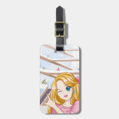 引用文愛好家が編集可能 ラゲッジタグ (正面縦)