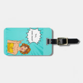 引用文愛好家が編集可能 ラゲッジタグ (正面横)