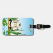 引用文愛好家が編集可能 ラゲッジタグ (正面横)