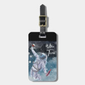 引用文愛好家が編集可能 ラゲッジタグ (正面縦)