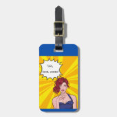 引用文愛好家が編集可能 ラゲッジタグ (正面縦)