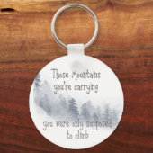 引用文感動的その山々あなたは繰入 キーホルダー (正面)