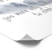 引用文感動的その山々あなたは繰入 ポスター (角)